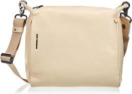 Bolso Bandolera Beige Mellow Leather de Mandarina Duck