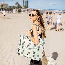 Bolso de Playa XXL Shengxi para Mujer - Gran Capacidad y Estilo