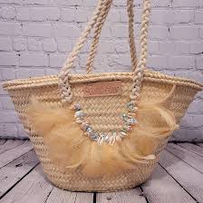 Bolso Capazo Trenzado para Mujer