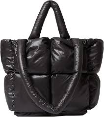 Bolso Acolchado Grande de Invierno para Mujer - Estilo Año Nuevo