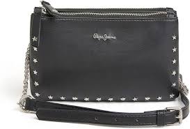 Bolso Bandolera Camile Charm de Pepe Jeans para Mujer - Negro
