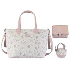 Bolso de Maternidad Estampado Rosa - Mayoral