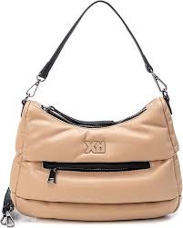 Bolso de Hombro Beige XTI 184070 para Mujer