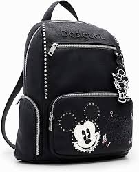 Bolso Desigual Mickey Rock Chester para Mujer - Negro