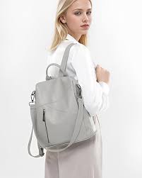 Bolso Mochila Casual de Cuero PU para Mujer - DIAOZI
