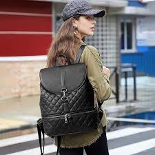 Mochila Antirrobo de Cuero PU para Mujer