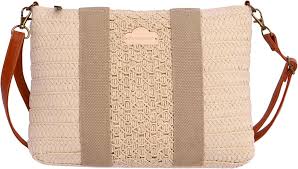 Bolso Bandolera de Rafia DON ALGODON para Mujer