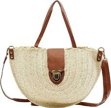 Bolso Rafia Mujer: Bandolera de Verano con Estilo Actual