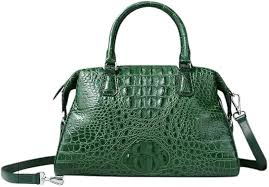 Bolso de Piel de Cocodrilo Auténtico para Mujer