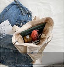 Bolso Bandolera de Lona Gran Capacidad Unisex