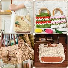 Juego de 4 Bases Ovaladas para Crochet