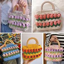 Asas de Madera Prmape para Bolsos - 4 Piezas