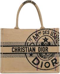 Bolso de Yute Mediano Dior - Segunda Mano