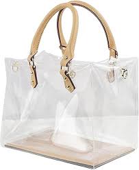 Bolso Transparente de Playa Aprobado para Mujeres