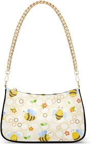 Bolso de Hombro con Cadena de Abeja para Mujer