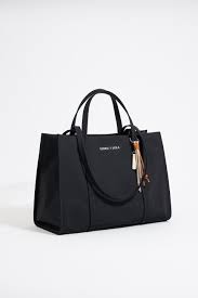 Bolso Grande de Nylon Negro