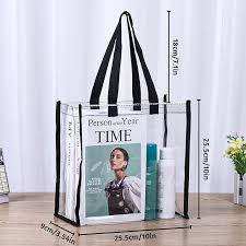 Bolsa de Playa Transparente JJQHYC para Mujer