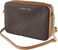 Bandolera Michael Kors Jet Set para Mujer - Marrón