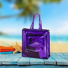 Bolso Transparente con Paraguas Automático para Playa