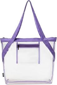Bolso Playa Transparente VASCHY - Impermeable y Estiloso