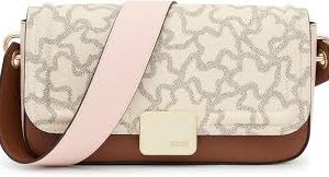 Bolso Bandolera Mediana Kaos Icon Beige-Multi de TOUS