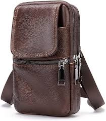 Bolsa de Cintura de Cuero para Móvil - Portátil y Estilosa