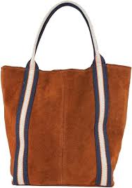 Bolso Tote Mujer 90s de Piel Serraje