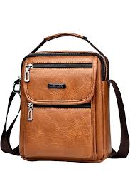 Bandolera de Cuero para Hombre - Estilo Compacto