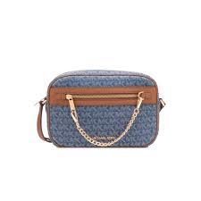 Bolso Michael Kors Jet Set Denim con Logos