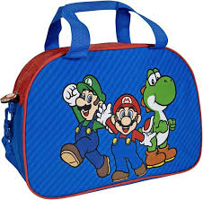 Bolsa de Deporte Super Mario para Niño - Azul y Rojo