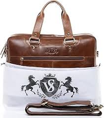 Maletín Grande de Cuero SID & VAIN para Portátil 15''