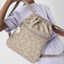 Mochila Tous Caine Kaos N para Mujer - Gris Piedra