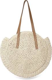 Bolso Redondo de Paja para Mujer - Verano 2023