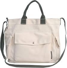 Bolso Cruzado de Lona DWDC: Estilo Casual y Práctico