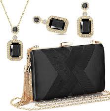 Set Vintage de Bolso y Joyería para Mujer