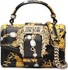 Bolsas de Mano Versace Jeans Couture Mujer Negro - Dorado