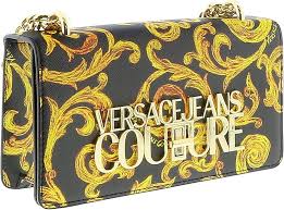 Bolso Bandolera Versace Jeans Couture Mujer - Negro y Dorado