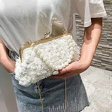 Bolso Vintage de Perlas para Noche de Boda
