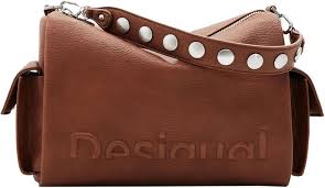 Bandolera Marrón Desigual para Mujer - Estilo Único