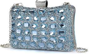 Clutch de Boda BAIGIO Azul para Mujer