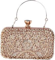 Clutch de Noche con Diamantes de Imitación para Mujer