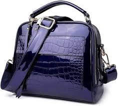 Bolso de Mano Casual de Charol para Mujer