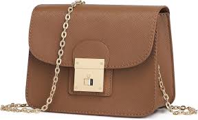 Bolso Marrón Pequeño de Fiesta para Mujer