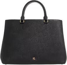 Bolso Maxi Lauren Hanna Negro de Ralph Lauren
