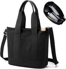 Bolso de Lona Aucuu con Bolsillos para Mujer