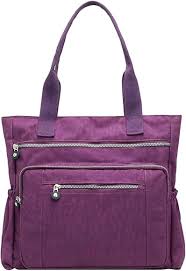 Bolso Casual de Mujer con Bolsillos y Cremallera
