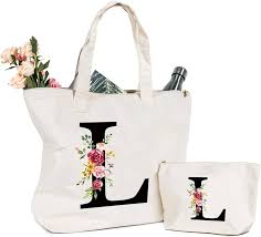 Bolso Tote Personalizado de Lona para Mujer