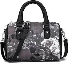 Bolso de Hombro con Estampado de Calavera para Mujer - SELICO
