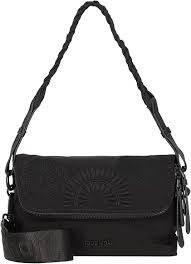 Bols_mandarala Venecia Mi: Bandolera Mujer Negra