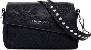 Bolso de Mano PU Negro para Mujeres - Desigual